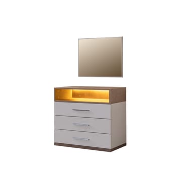 Kommode Homitis Milano (85 x 140 x 45 cm) Hvit Brun - Oppbevaring - Oppbevaringsmøbler - Kommode