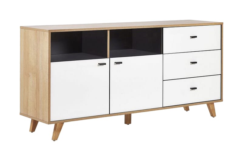 Ilion Kommode 155 cm - Lyst Tre/Hvit - Oppbevaring - Oppbevaringsmøbler - Kommode