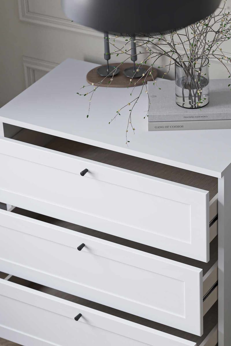 Interlaken kommode 75 cm - Hvit - Oppbevaring - Oppbevaringsmøbler - Kommode - Entrekommode