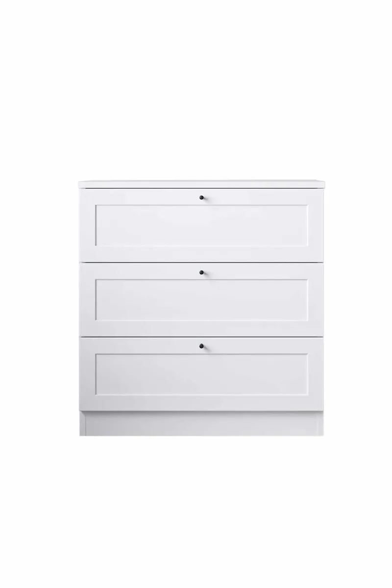 Interlaken kommode 75 cm, Hvit