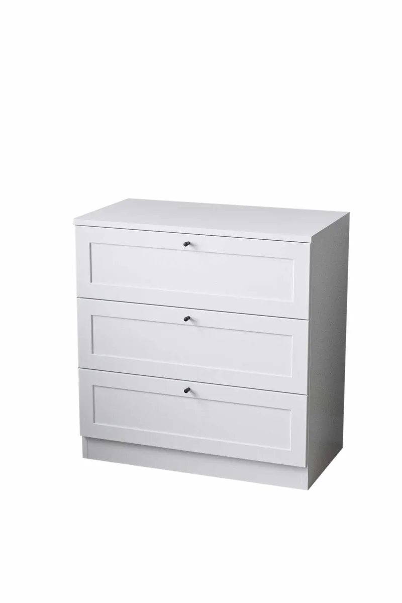 Interlaken kommode 75 cm - Hvit - Oppbevaring - Oppbevaringsmøbler - Kommode - Entrekommode