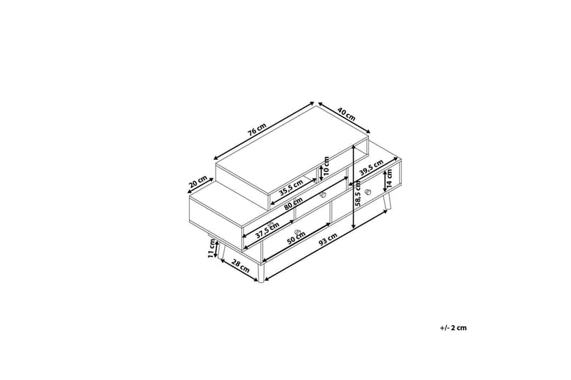 Irvine Kommode 40 / 119,5 cm - Tre / Natur - Oppbevaring - Oppbevaringsmøbler - Kommode