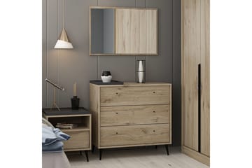 Jarlech Kommode 90 cm - Valnøtt - Oppbevaring - Oppbevaringsmøbler - Kommode - Entrekommode