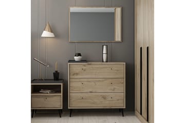Jarlech Kommode 90 cm - Valnøtt - Oppbevaring - Oppbevaringsmøbler - Kommode - Entrekommode