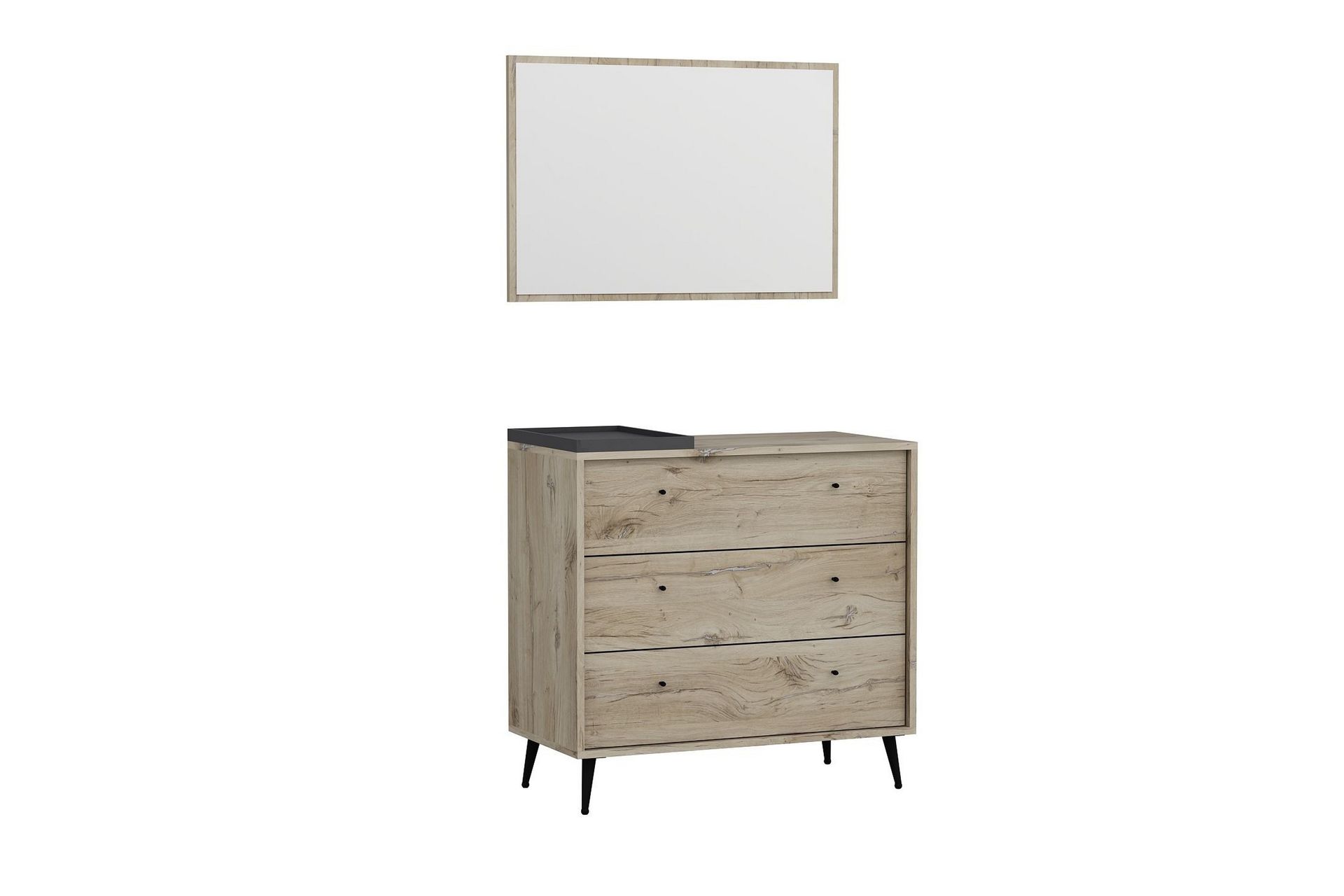 Jarlech Kommode 90 cm - Valnøtt - Oppbevaring - Oppbevaringsmøbler - Kommode - Entrekommode