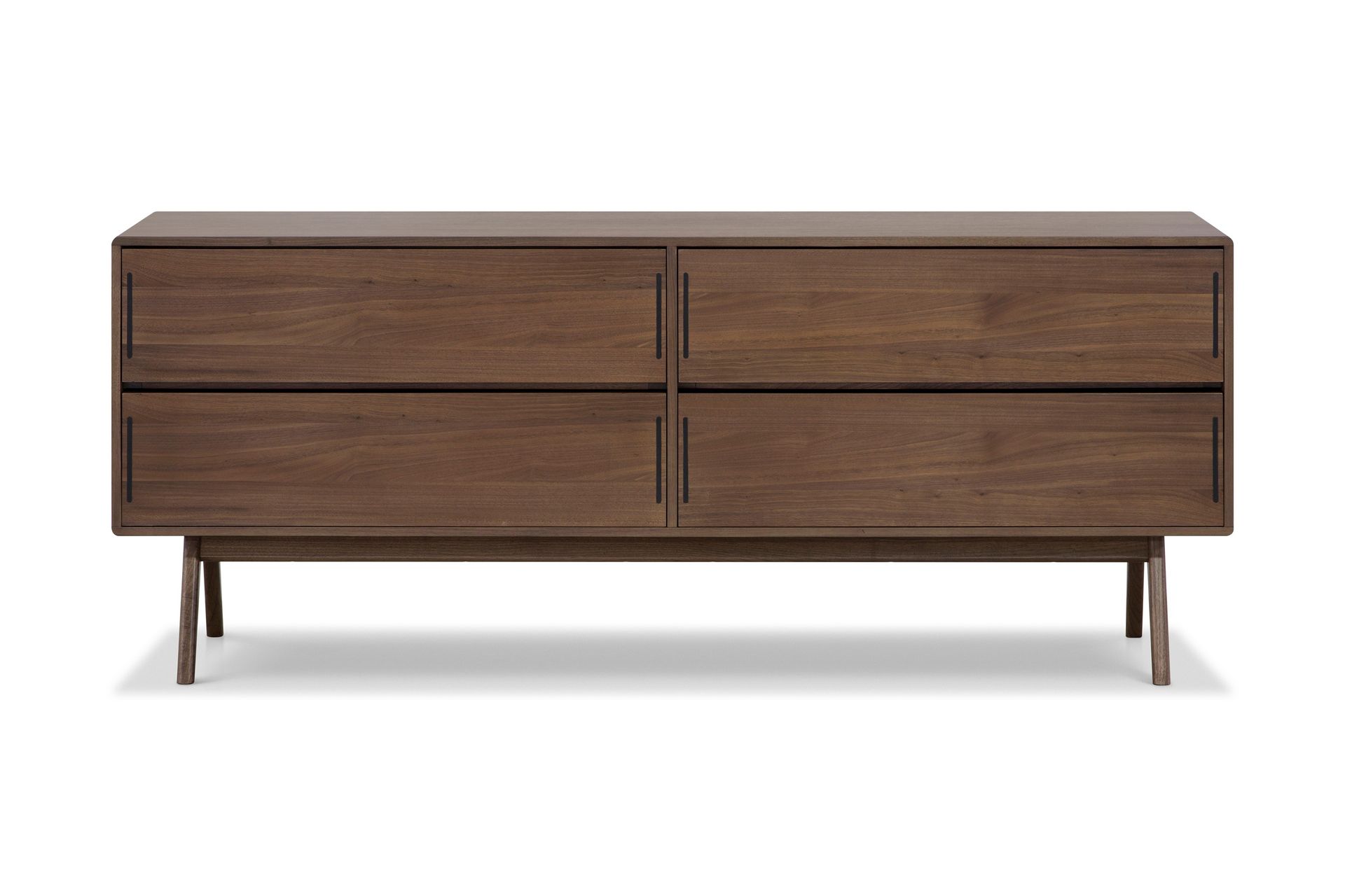 Jerup Kommode150x50 cm Massiv Valnøtt - Brun - Oppbevaring - Oppbevaringsmøbler - Kommode