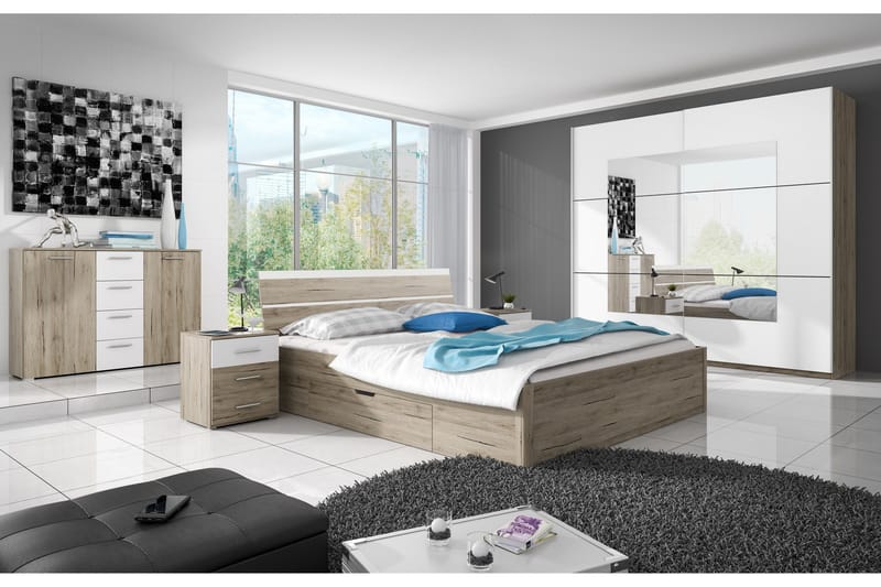 Joannie Kommode - Tre/Hvit - Oppbevaring - Oppbevaringsmøbler - Kommode