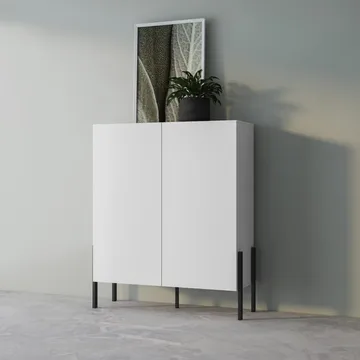 Kommode Jukon 2 dører - Hvit Supermatt - Oppbevaring - Oppbevaringsmøbler - Sideboard & skjenker