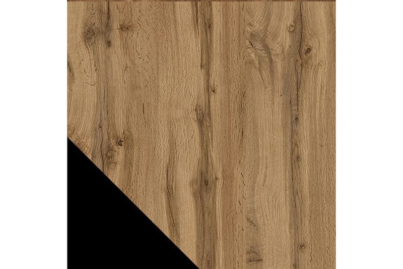 Juniskär Skjenk med oppbevaring tre 40x82x200 cm - Svart / Eik / Ribbet - Oppbevaring - Oppbevaringsmøbler - Kommode