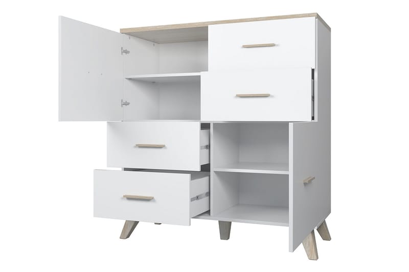 Kardos Kommode 45x110 cm - Natur/Svart - Oppbevaring - Oppbevaringsmøbler - Kommode - Entrekommode