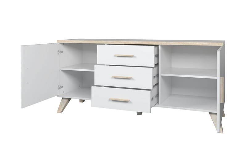 Kardos Kommode 45x150 cm - Natur/Svart - Oppbevaring - Oppbevaringsmøbler - Kommode - Entrekommode