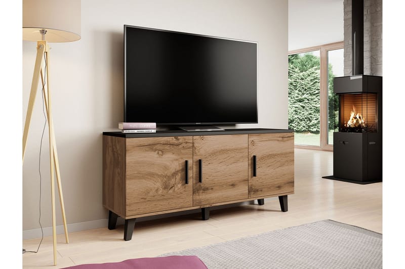 Kardos Kommode 45x150 cm - Natur/Svart - Oppbevaring - Oppbevaringsmøbler - Kommode - Entrekommode