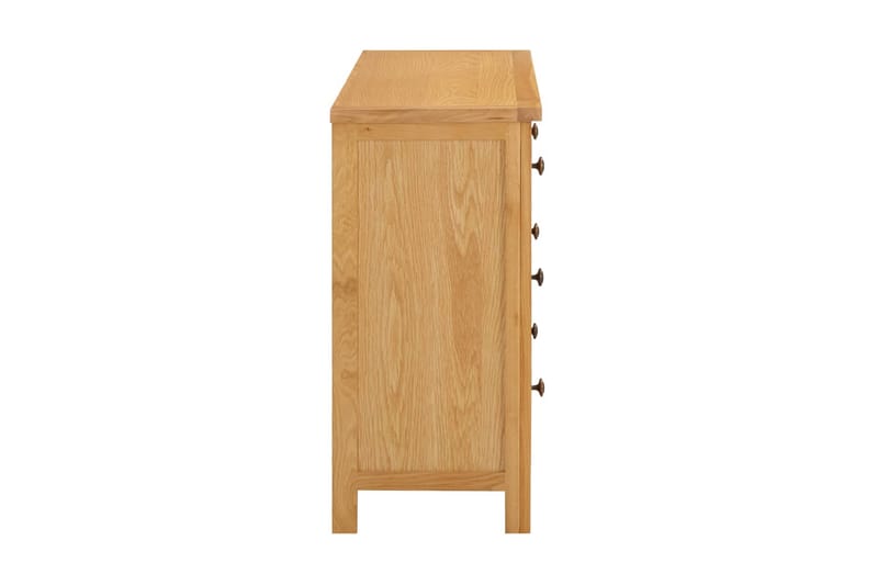 Kommode 105x33,5x73 cm heltre eik - Oppbevaring - Oppbevaringsmøbler - Kommode