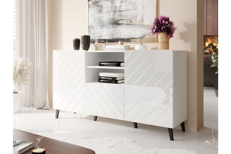 Kommode 150 cm - Hvit - Oppbevaring - Oppbevaringsmøbler - Kommode - Entrekommode