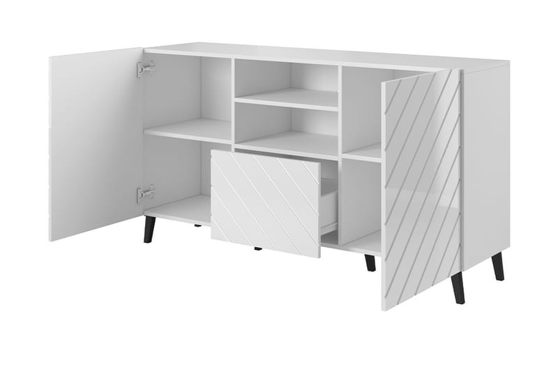Kommode 150 cm - Hvit - Oppbevaring - Oppbevaringsmøbler - Kommode - Entrekommode