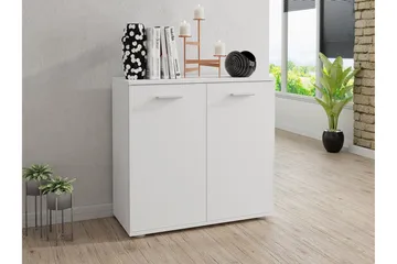 Kommode 71 cm - Hvit - Oppbevaring - Skap - Oppbevaringsskap