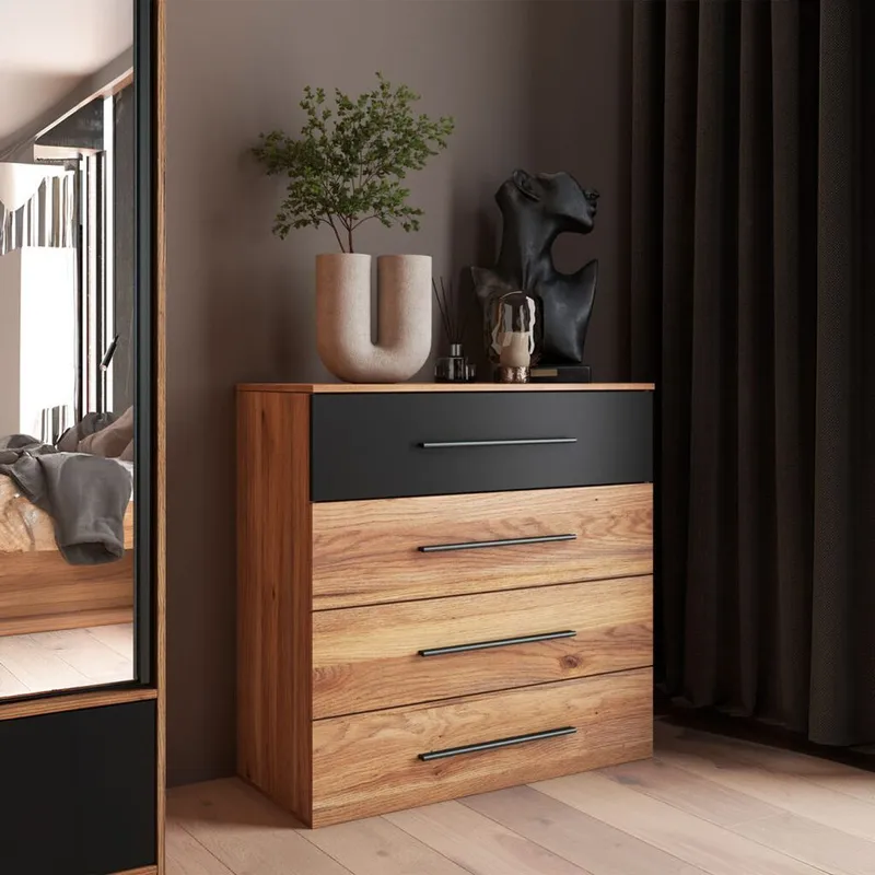 Kommode Beta med 4 Skuffer - Oppbevaring - Oppbevaringsmøbler - Kommode - Entrekommode