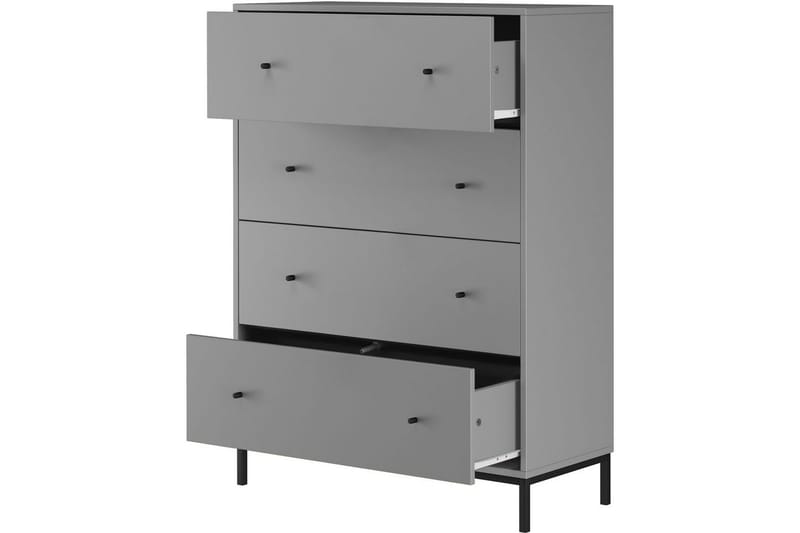 Kommode Celine Grå - Grå - Oppbevaring - Oppbevaringsmøbler - Kommode - Entrekommode