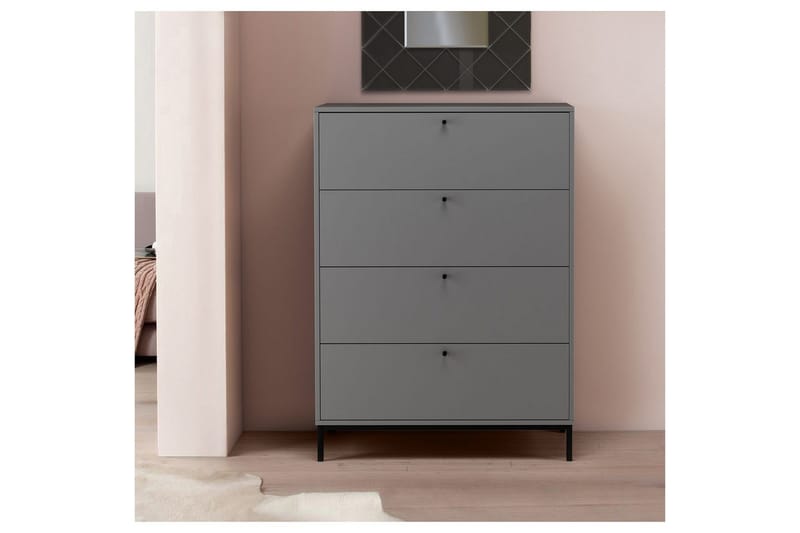 Kommode Celine Grå - Grå - Oppbevaring - Oppbevaringsmøbler - Kommode - Entrekommode