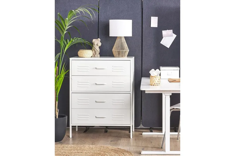 Kommode Enago Hvit - Hvit - Oppbevaring - Oppbevaringsmøbler - Kommode - Entrekommode