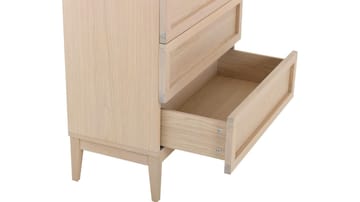 Kommode Granöy med 3 Skuffer - Hvitpigmentert eik - Oppbevaring - Oppbevaringsmøbler - Kommode - Entrekommode