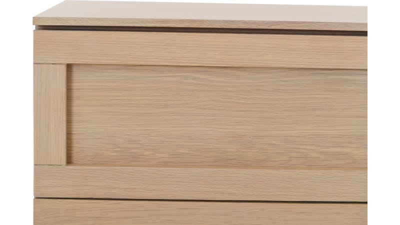 Kommode Granöy med 4 Skuffer Bred - Hvitpigmentert eik - Oppbevaring - Oppbevaringsmøbler - Kommode - Entrekommode