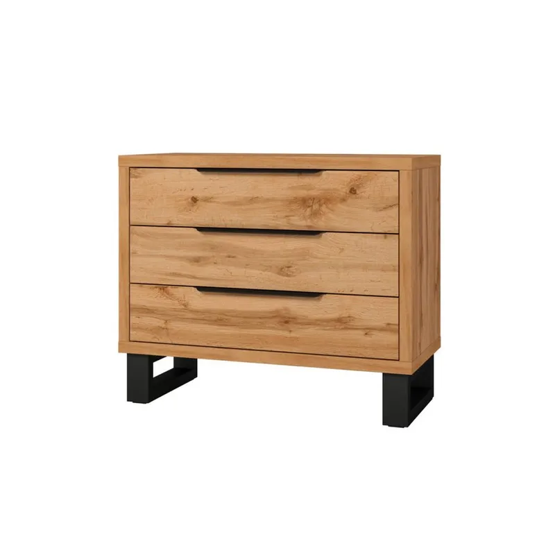 Kommode Halle S med 3 skuffer, undefined