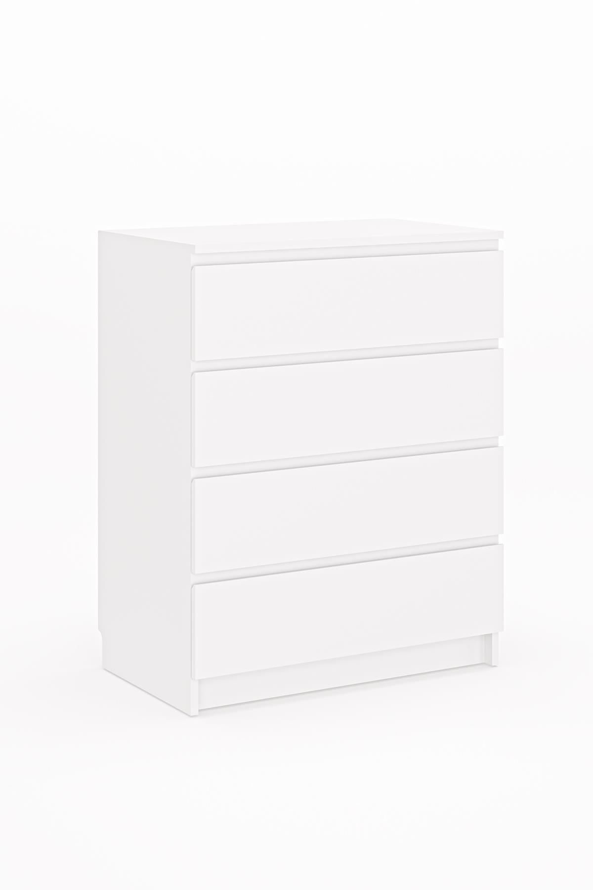 Kommode Hanah Home Derinkuyu 4 (80 x 100 x 48 cm) Hvit -