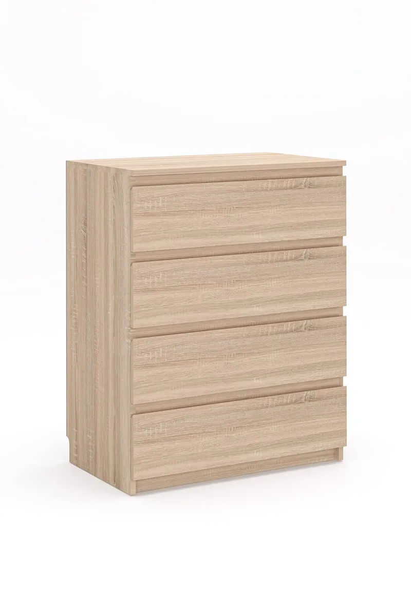 Kommode Hanah Home Derinkuyu 4 (80 x 100 x 48 cm) Sonomo eik, undefined