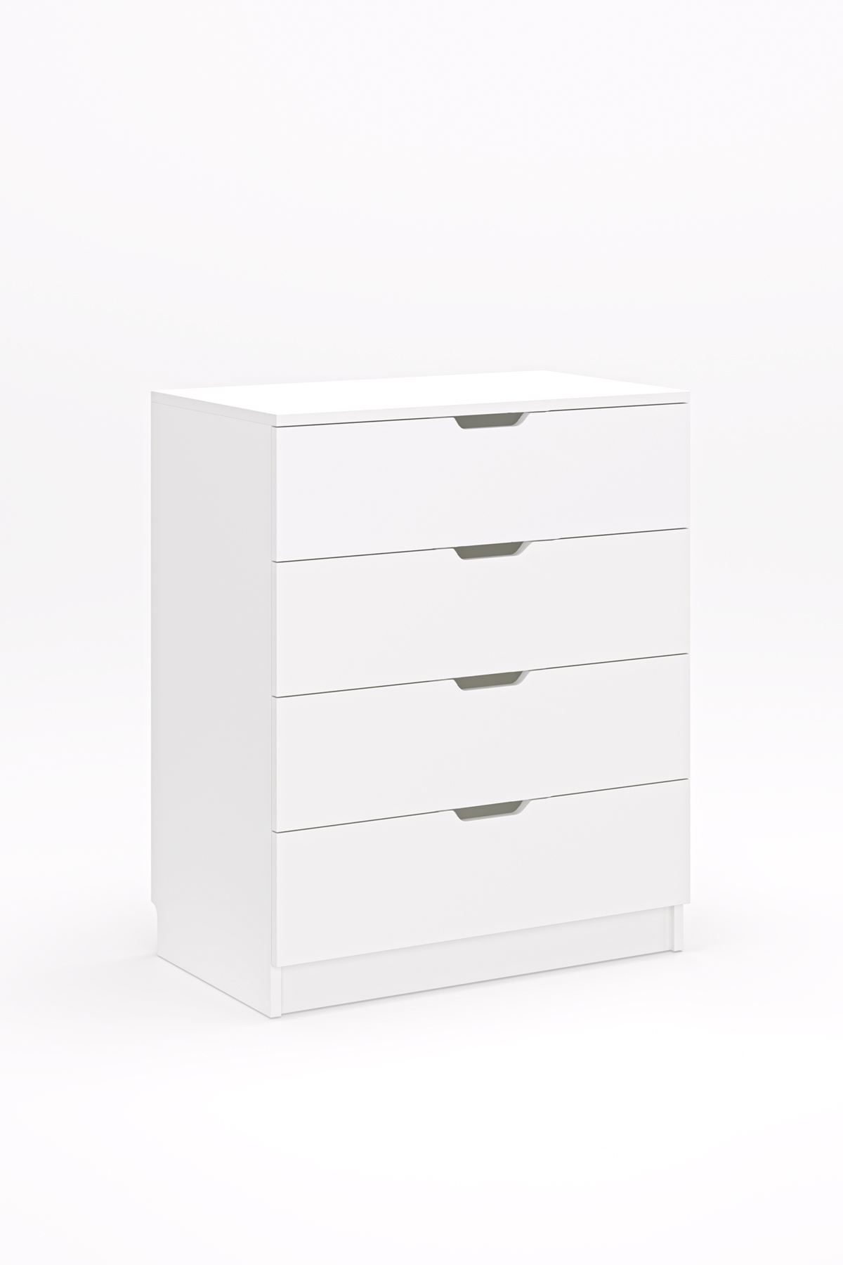Kommode Hanah Home Lento (75 x 90,5 x 44,5 cm) Hvit -