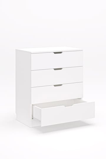 Kommode Hanah Home Lento (75 x 90,5 x 44,5 cm) Hvit - Oppbevaring - Oppbevaringsmøbler - Kommode - Entrekommode