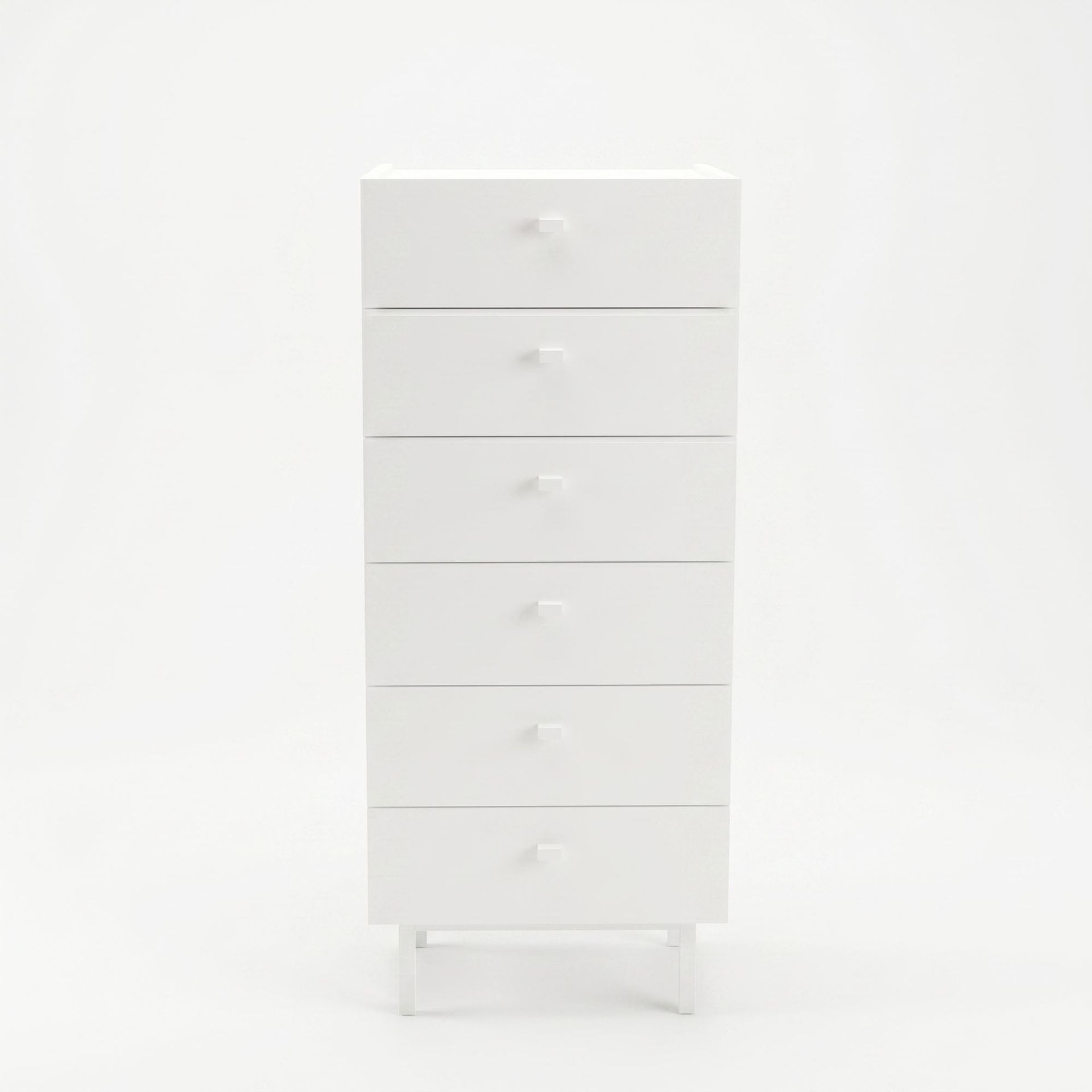Kommode Hanah Home Luke (47,9 x 113,2 x 36,8 cm) Hvit - Hvit