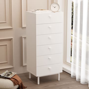Kommode Hanah Home Luke (47,9 x 113,2 x 36,8 cm) Hvit - Hvit - Oppbevaring - Oppbevaringsmøbler - Kommode
