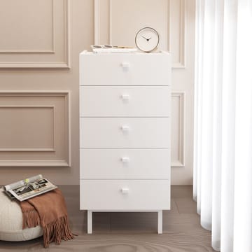 Kommode Hanah Home Luke (47,9 x 96,6 x 36,8 cm) Hvit - Hvit - Oppbevaring - Oppbevaringsmøbler - Kommode