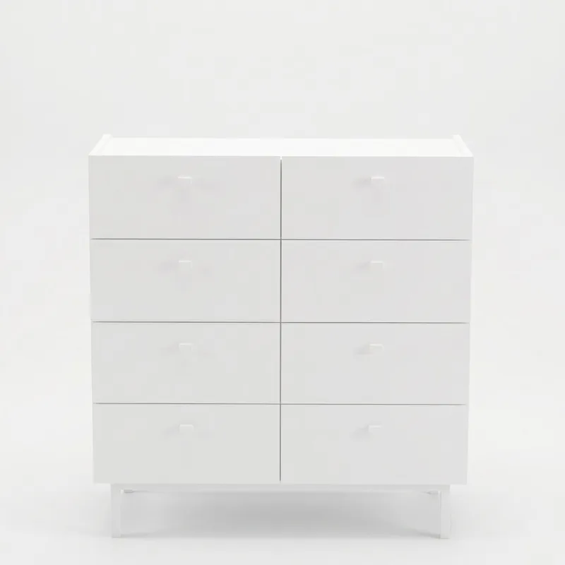 Kommode Hanah Home Luke (89,4 x 93,1 x 41,8 cm) Hvit, Hvit