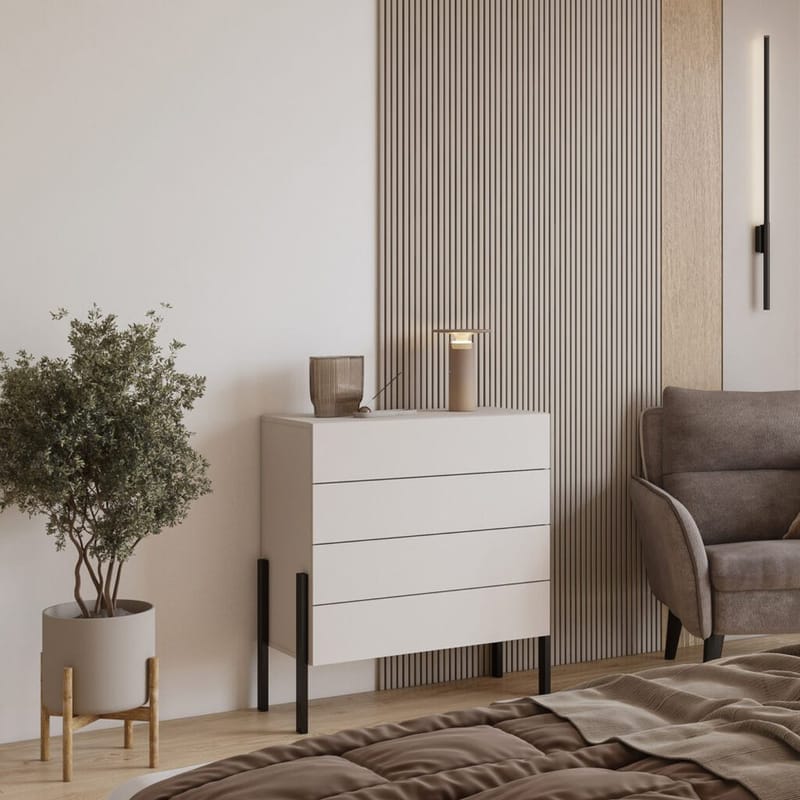 Kommode Jukon S med 4 skuffer - Oppbevaring - Oppbevaringsmøbler - Kommode - Entrekommode