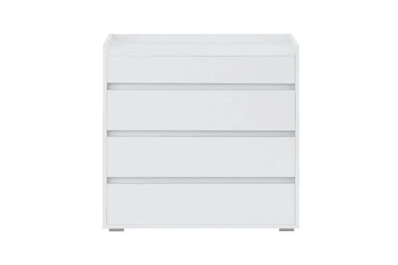Kommode Kosmo Hvit, 4 skuffer - Hvit, 4 skuffer - Oppbevaring - Oppbevaringsmøbler - Kommode - Entrekommode