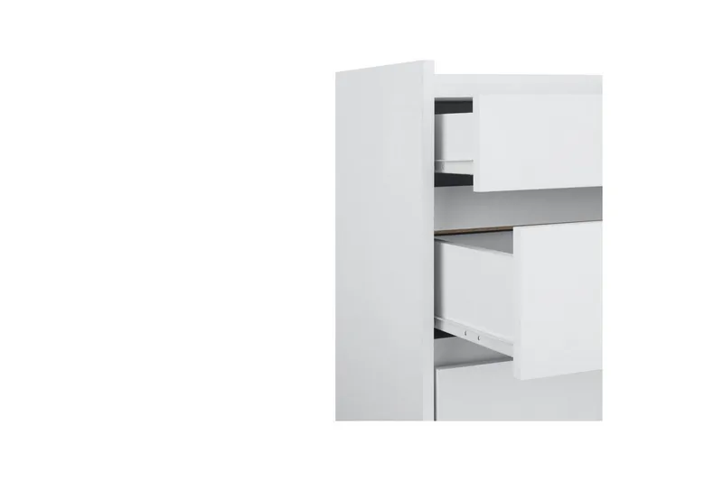 Kommode Kosmo Hvit, 4 skuffer - Hvit, 4 skuffer - Oppbevaring - Oppbevaringsmøbler - Kommode - Entrekommode