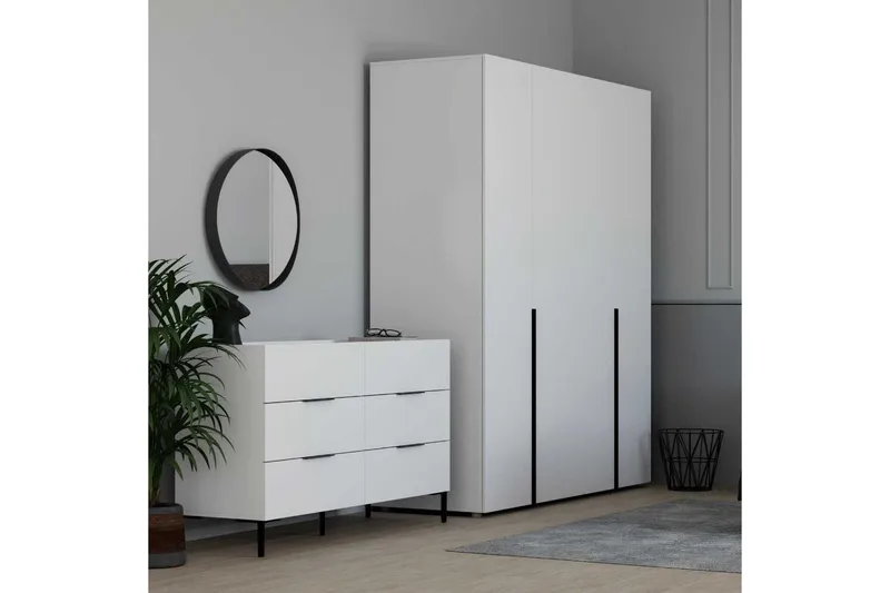 Kommode Matul Hvit - Hvit - Oppbevaring - Oppbevaringsmøbler - Kommode