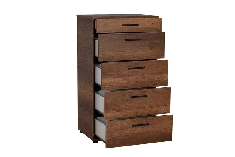 Kommode Matul Valnøtt - Rødfarget tre - Oppbevaring - Oppbevaringsmøbler - Kommode - Entrekommode