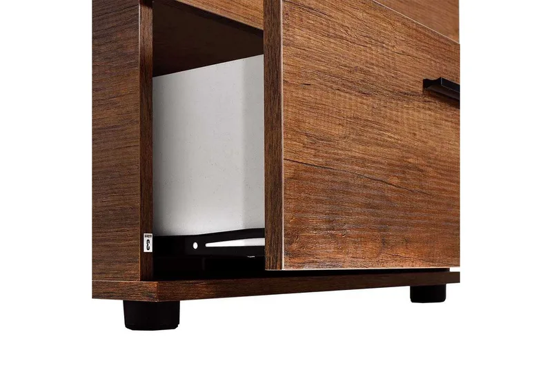 Kommode Matul Valnøtt - Rødfarget tre - Oppbevaring - Oppbevaringsmøbler - Kommode - Entrekommode