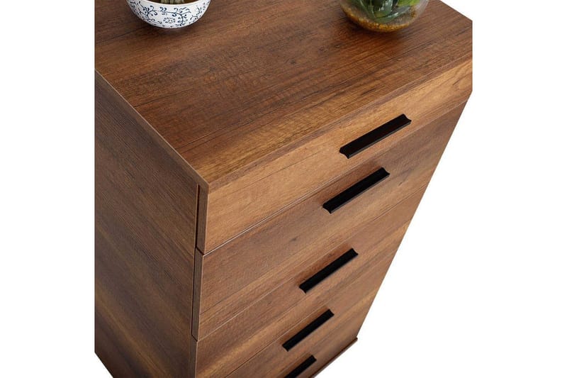 Kommode Matul Valnøtt - Rødfarget tre - Oppbevaring - Oppbevaringsmøbler - Kommode - Entrekommode