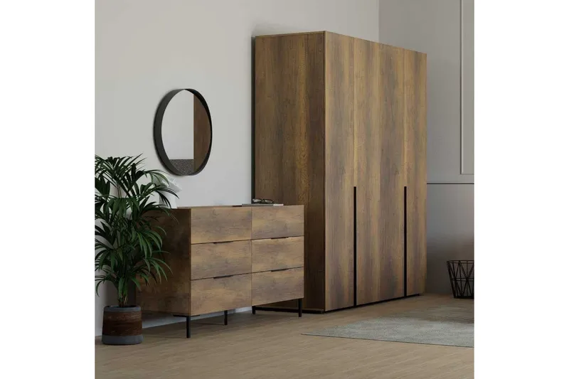 Kommode Matul Valnøtt - Valnøtt - Oppbevaring - Oppbevaringsmøbler - Kommode