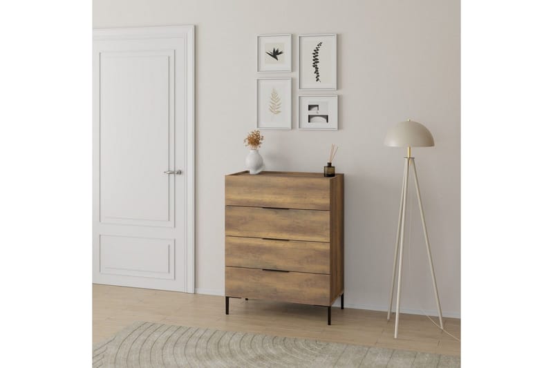 Kommode Matul Valnøtt - Valnøtt - Oppbevaring - Oppbevaringsmøbler - Kommode - Entrekommode