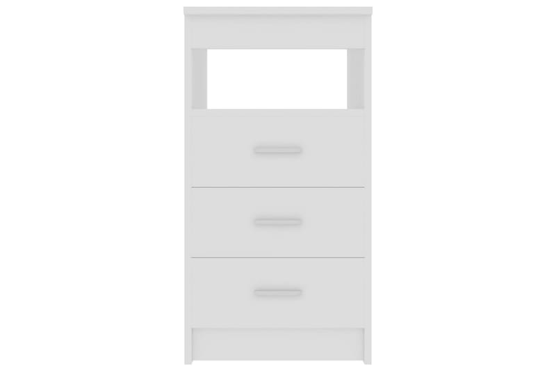 Kommode med skuffer høyglans hvit 40x50x76 cm sponplate - Hvit - Oppbevaring - Oppbevaringsmøbler - Kommode - Entrekommode