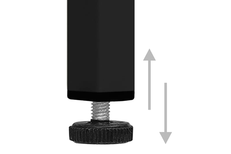 Kommode svart 80x35x101,5 cm stål - Svart - Gangoppbevaring - Kommode - Entrekommode