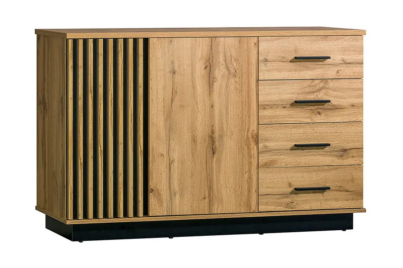 Kommode - Svart|Eik - Oppbevaring - Oppbevaringsmøbler - Kommode