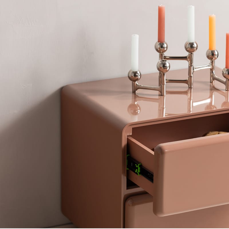 Kommode/Nattbord Lustra 57 cm - Gammelrosa - Oppbevaring - Oppbevaringsmøbler - Kommode - Entrekommode