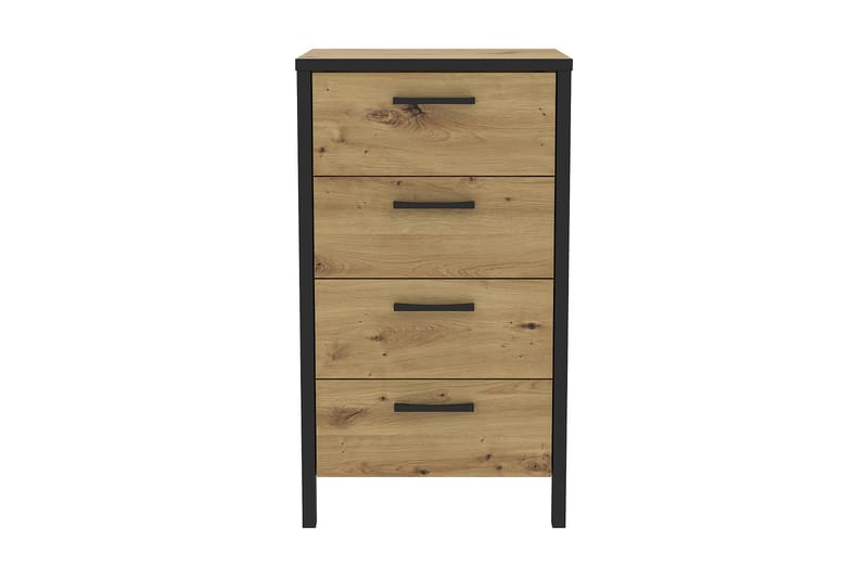 Koufalia Kommode 40x51 cm - Brun/Svart - Kommode - Gangoppbevaring