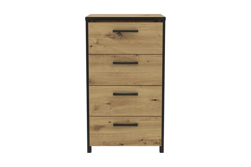 Koufalia Kommode 40x51 cm - Brun/Svart - Oppbevaring - Oppbevaringsmøbler - Kommode - Entrekommode